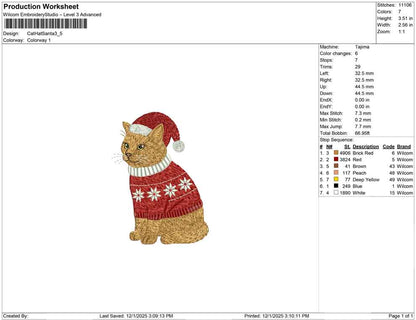 Cat Hat Santa