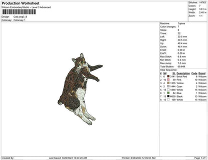 Cat Lying