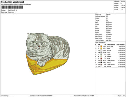 Cat Pillow