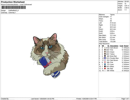 Cat Red Bull