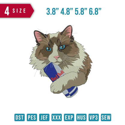 Cat Red Bull