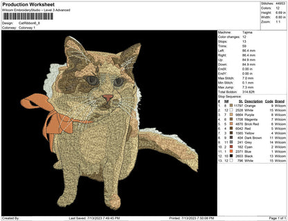 Cat Ribbon