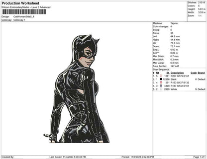 Cat Woman Side