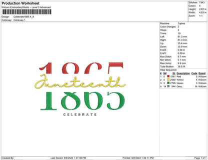 Celebrate 1865
