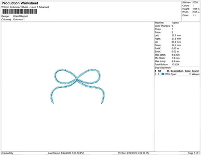 Chain Ribbon