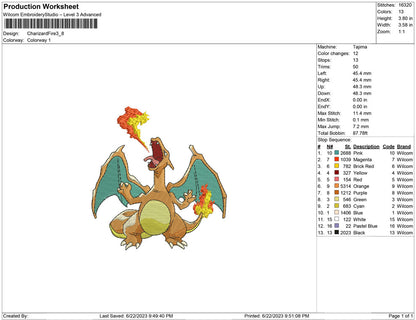 Charized Fire