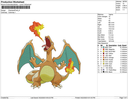 Charized Fire