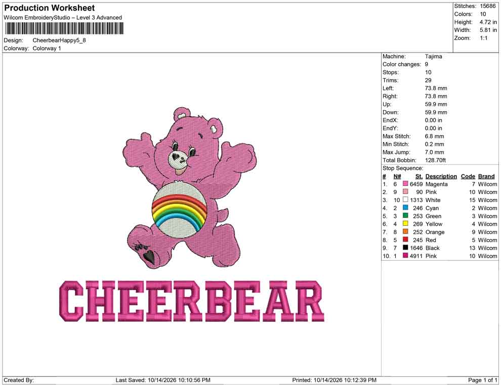 Cheerbear Happy