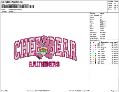 Cheerbear Saunders