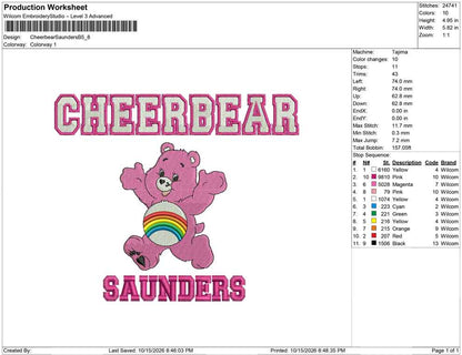 Cheerbear Saunders B