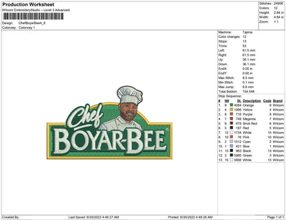 Chef boyarbee