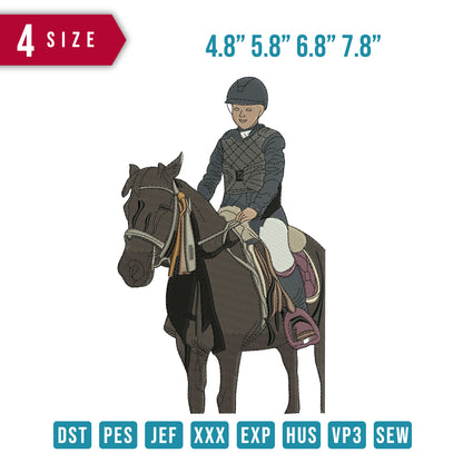 Child horse