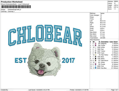 Chlobear Dog Cute