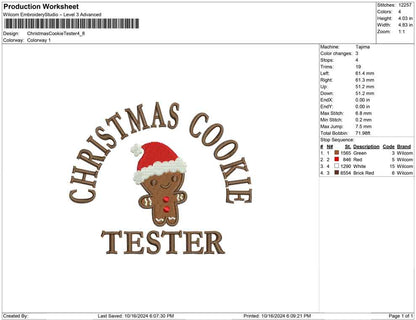 Christmas Cookie Tester