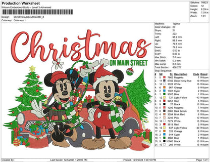 Christmas Mickey Street B