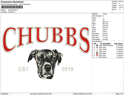 Chubbs Dog