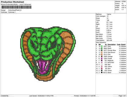 Cobra head Pixel