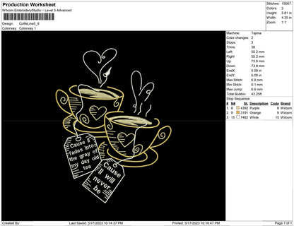 Coffee Line art