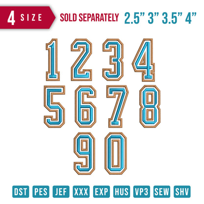 College Applique Font and 3D Puff