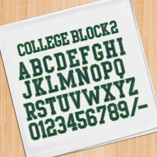 College Block 2 Font