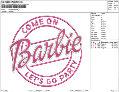 Come on Barbie
