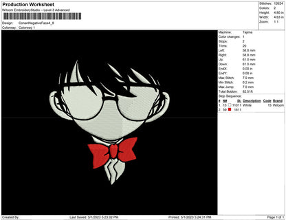 Conan Negative Face