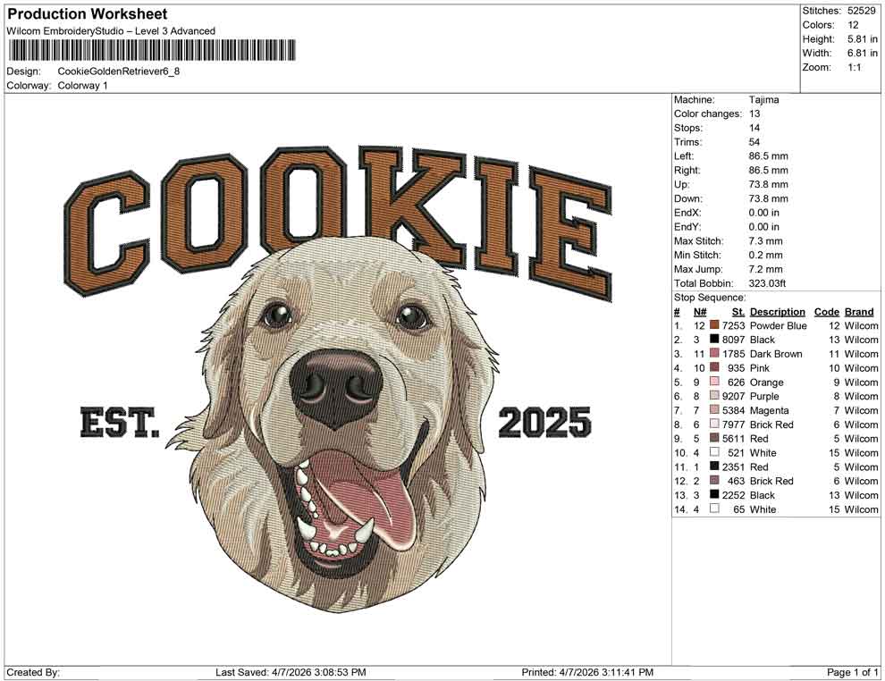 Cookie Golden Retriever