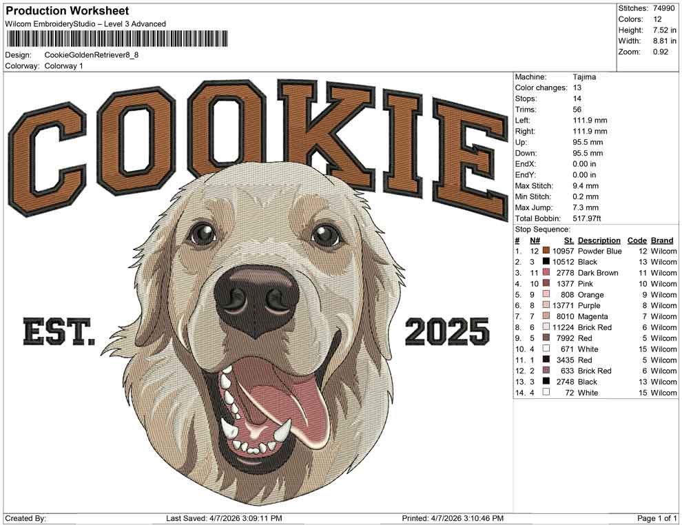 Cookie Golden Retriever