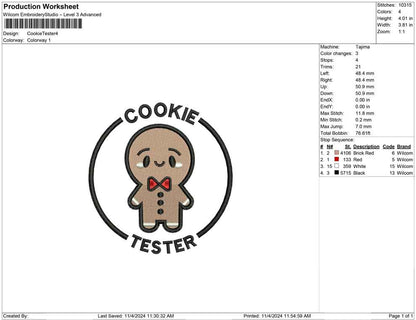 Cookie Tester
