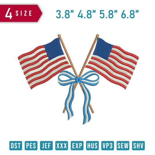 Coquette America Flag