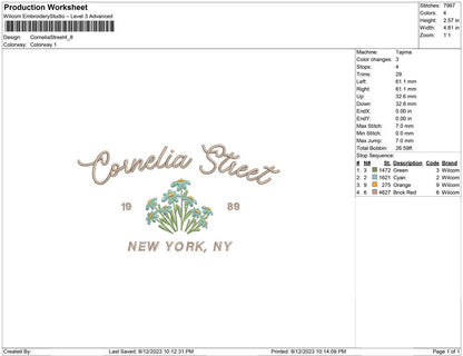 Cornelia Street