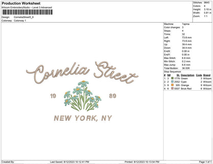 Cornelia Street