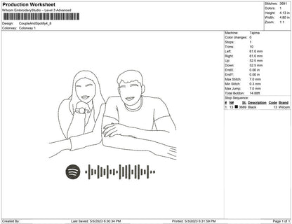 Couple with Spoitify