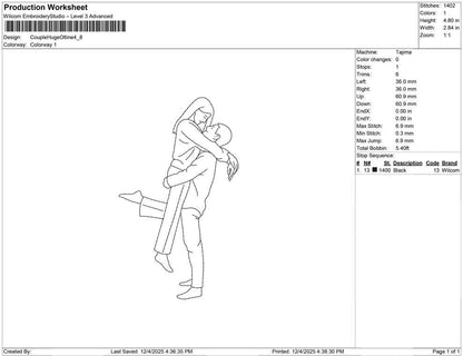 Couple Huge outline