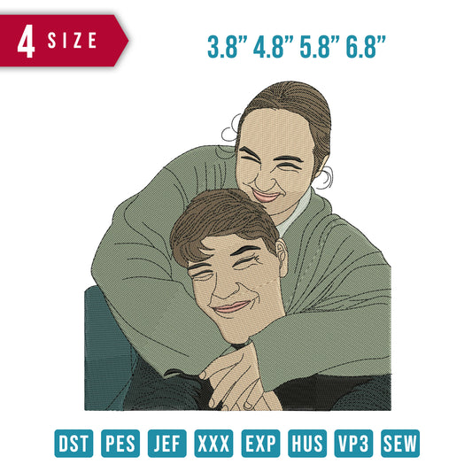 Couple Huge Smile