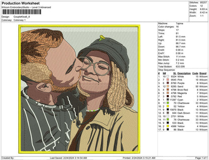 Couple Kiss