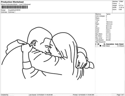 Couple Kiss C