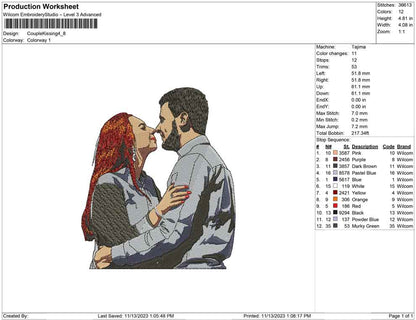 Couple Kissing