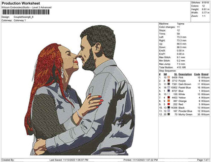 Couple Kissing