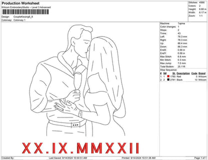 Couple Kissing B