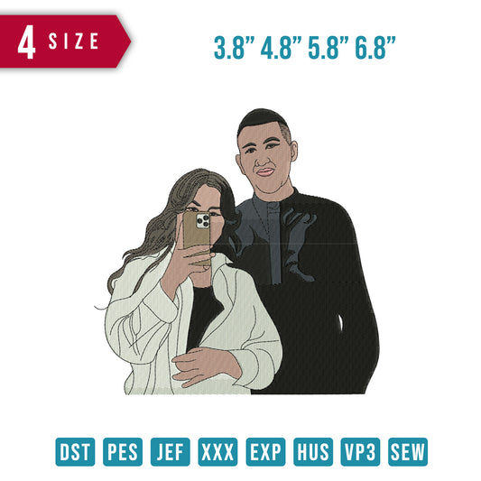 Couple Selfie Phone