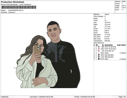 Couple Selfie Phone
