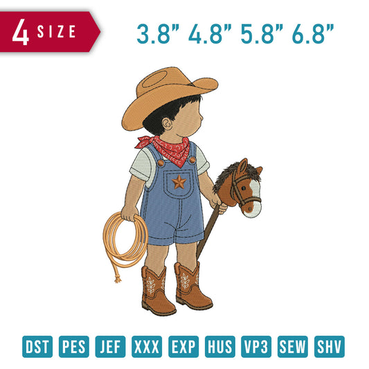 Cow Boy Horse