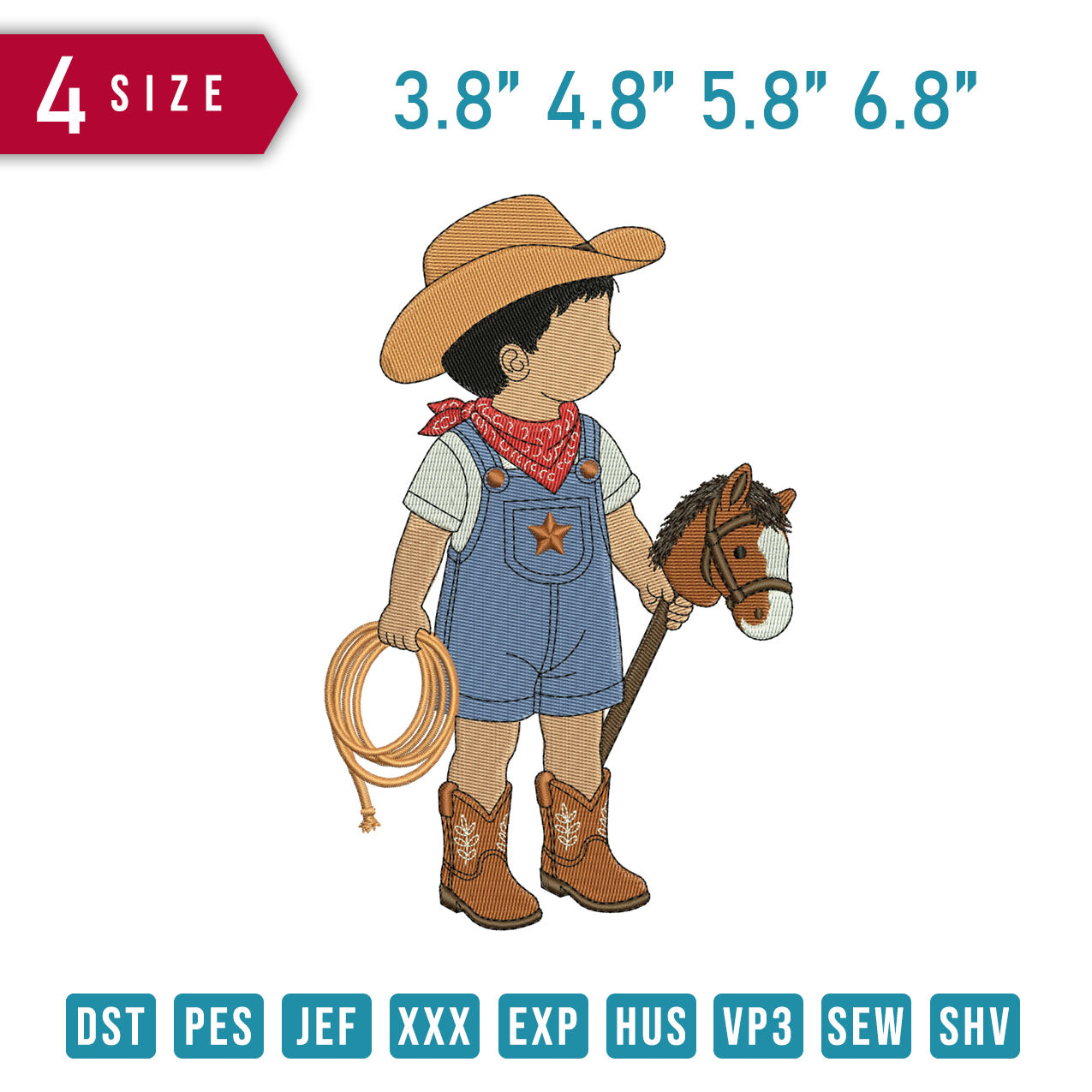 Cow Boy Horse