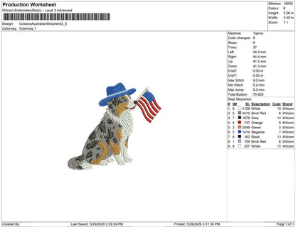 Cowboy Australian Shepherd