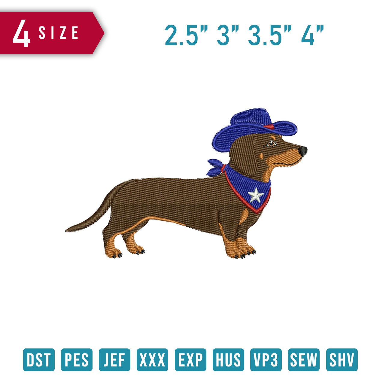 Cowboy Dachshund
