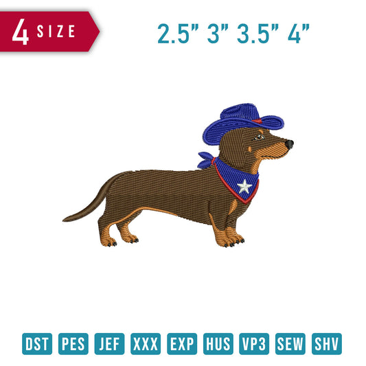 Cowboy Dachshund