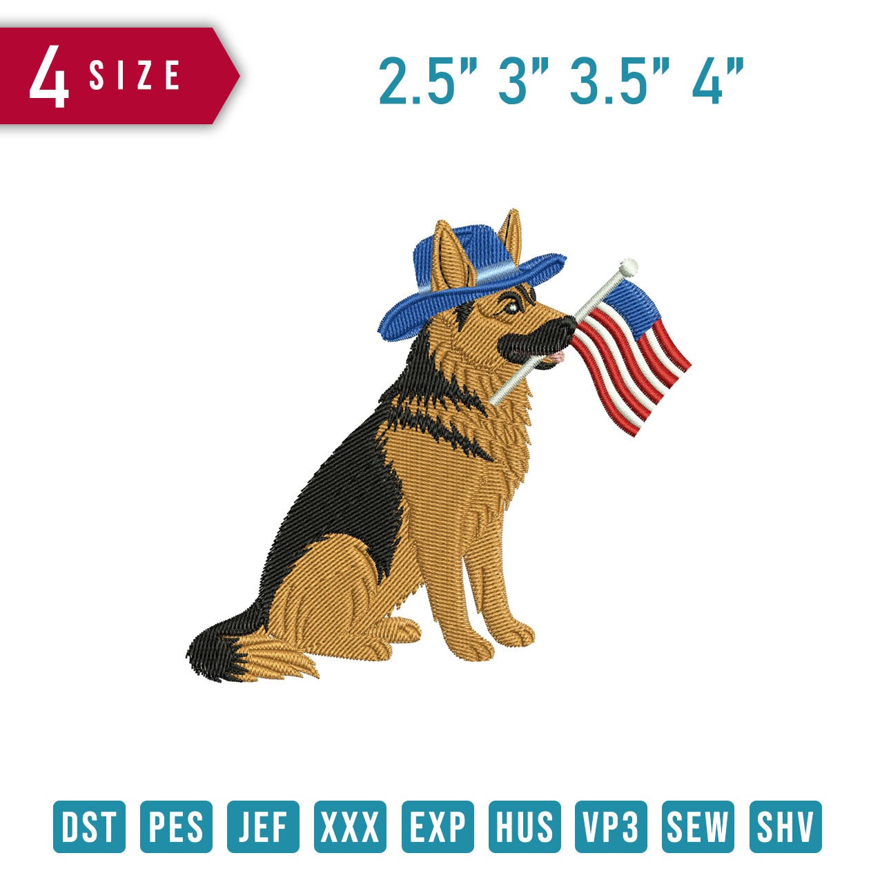 Cowboy German Shepherd