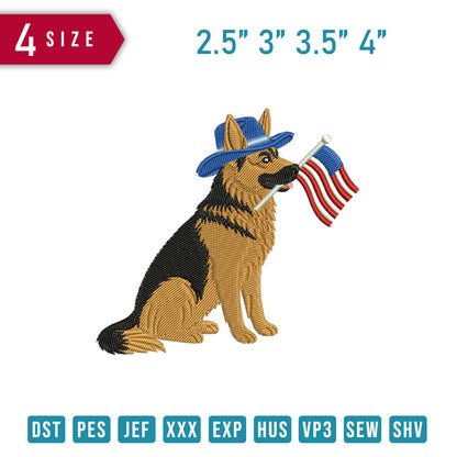 Cowboy German Shepherd