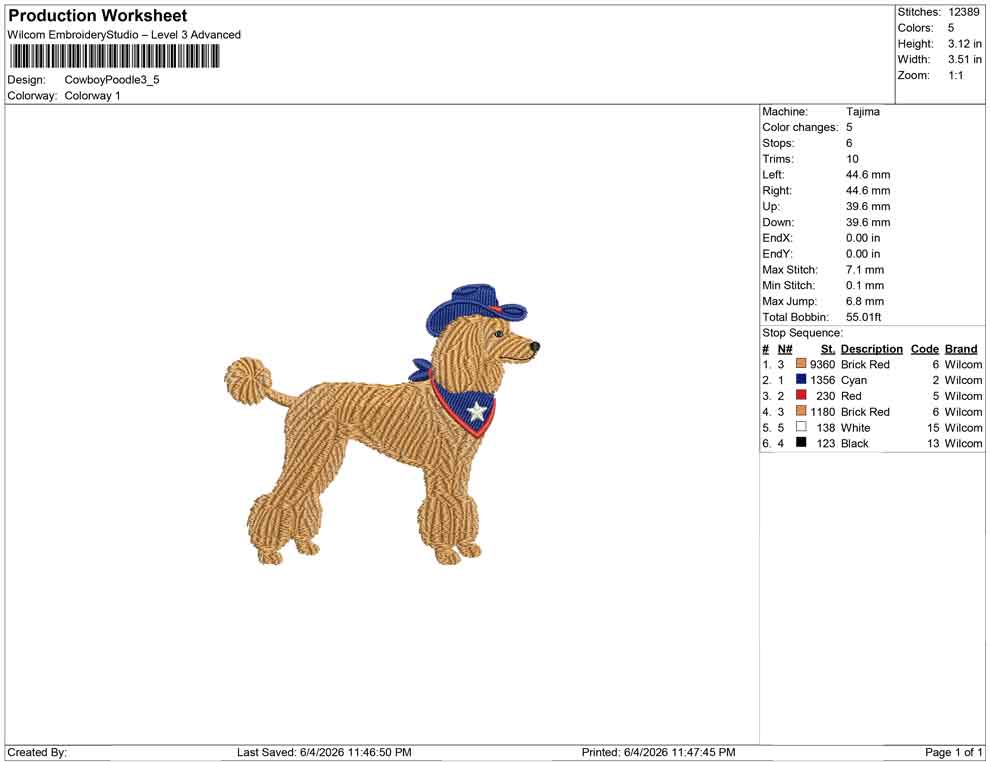 Cowboy Poodle